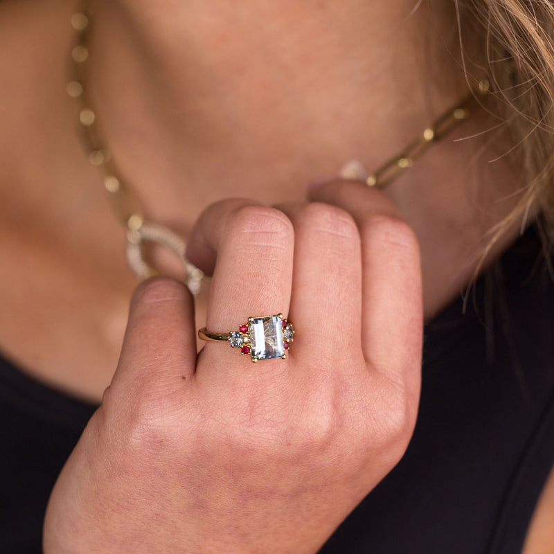 emerald-cut-aquamarine-engagement-rings-diamond-ruby-accents-the-maris-rustic-and-main