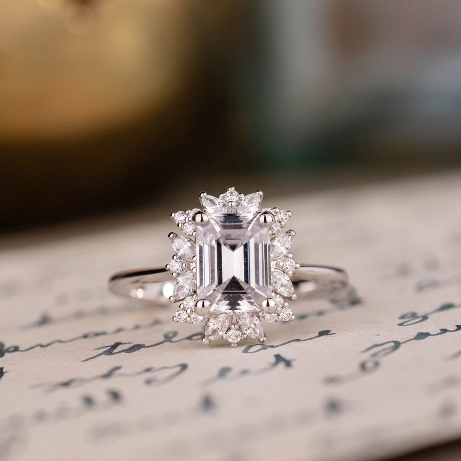 emerald-cut-diamond-floral-inspired-halo-engagement-ring-the-paloma-rustic-and-main