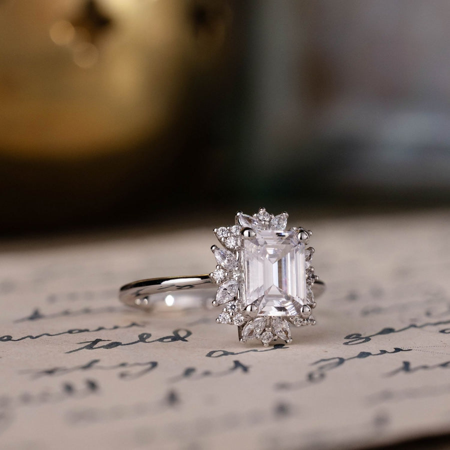 emerald-cut-diamond-floral-inspired-halo-engagement-ring-the-paloma-rustic-and-main