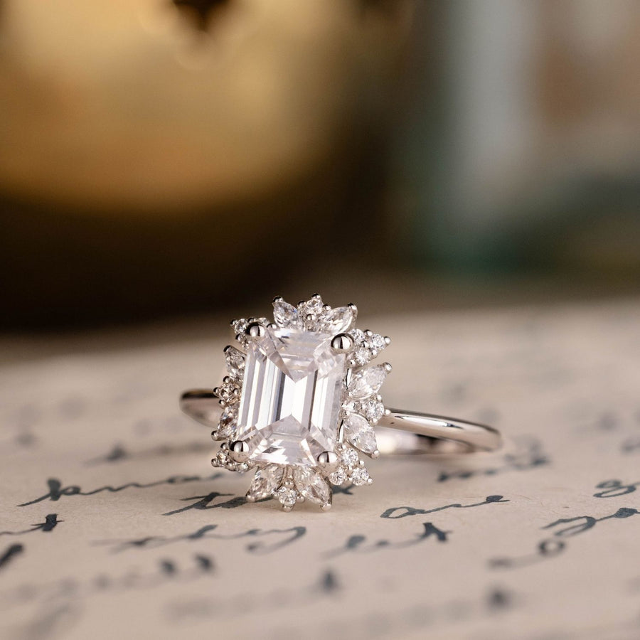 emerald-cut-diamond-floral-inspired-halo-engagement-ring-the-paloma-rustic-and-main