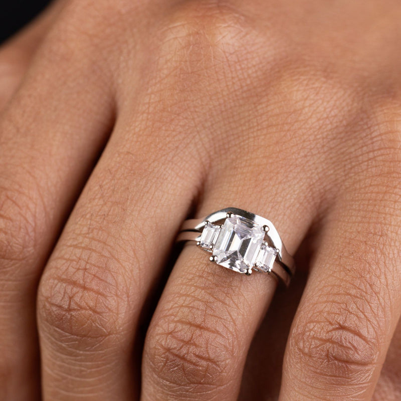 emerald-cut-diamond-three-stone-engagement-ring-emerald-cut-diamond-side-stones-the-marlowe-rustic-and-main