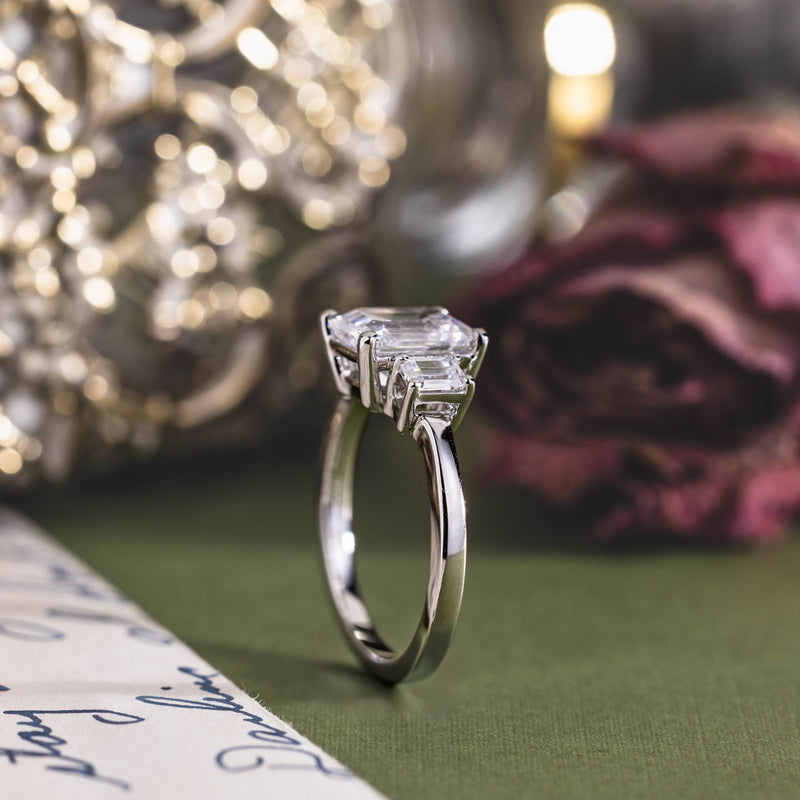emerald-cut-diamond-three-stone-engagement-ring-emerald-cut-diamond-side-stones-the-marlowe-rustic-and-main