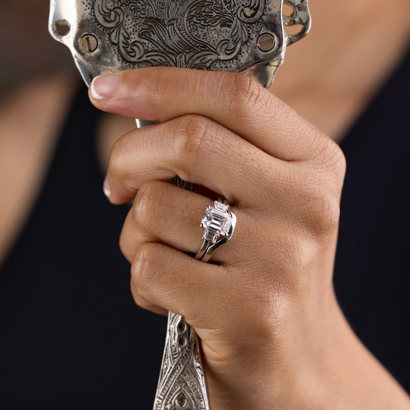 emerald-cut-diamond-three-stone-engagement-ring-emerald-cut-diamond-side-stones-the-marlowe-rustic-and-main