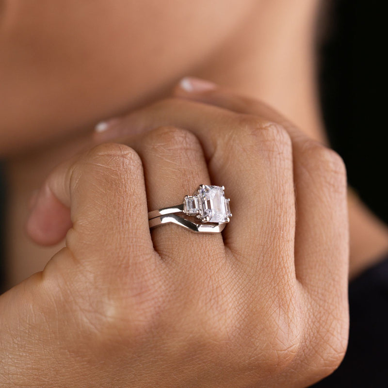 emerald-cut-diamond-three-stone-engagement-ring-emerald-cut-diamond-side-stones-the-marlowe-rustic-and-main