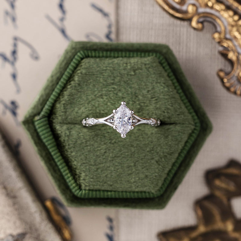 ethereal-marquise-diamond-engagement-ring-delicate-filigree-the-amdir-rustic-and-main