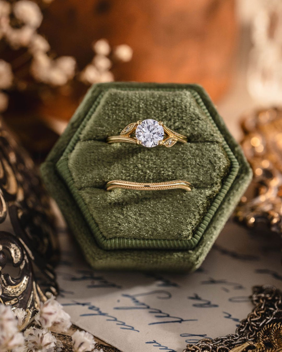 fleuris-alouette-contour-wedding-band-ring-engagement-ring-bridal-set-rustic-and-main