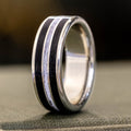 ::Shown in 10k White Gold | 8mm Wide