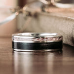 gents-weekend-mens-silver-wedding-band-whiskey-barrel-wood-and-elk-antler-rustic-and-main