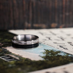 The Gent's Weekend | Men's Elk Antler, Whiskey Barrel & Titanium Wedding Band