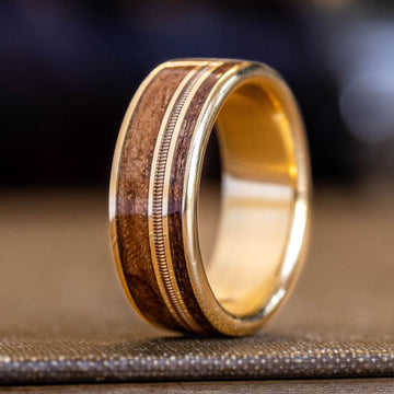 :: Shown in 8mm Wide | Yellow Gold 
