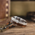 high-country-mens-antique-walnut-elk-antler-titanium-ring