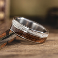 ::Shown in Titanium | 8mm Wide | Medium Antler