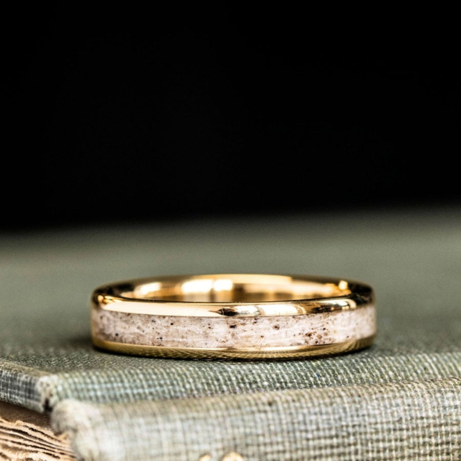 :: Shown in 4mm Wide | Yellow Gold 