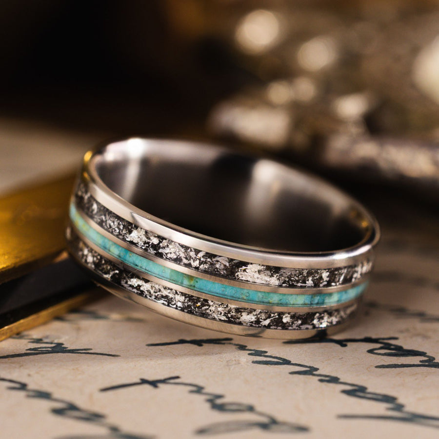 in-stock-custom-mens-titanium-meteorite-and-turquoise-ring-size-9-75-7mm-wide