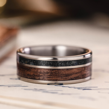 :: Shown in 8mm Wide | Titanium
