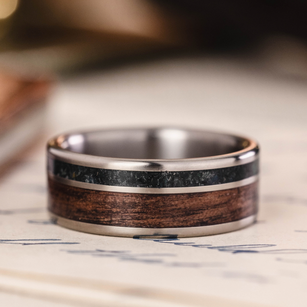 :: Shown in 8mm Wide | Titanium