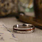 in-stock-custom-titanium-wedding-band-elk-antler-rifle-stock-size-10-5-5mm-wide_1