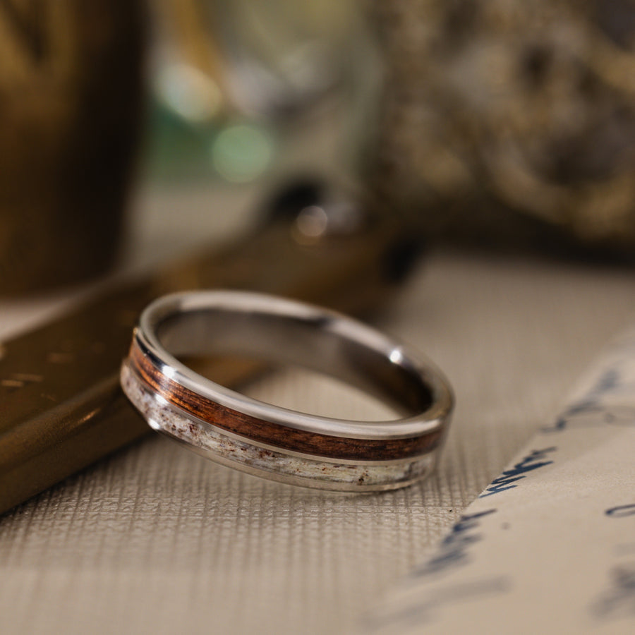 in-stock-custom-titanium-wedding-band-elk-antler-rifle-stock-size-10-5-5mm-wide_2
