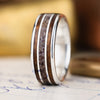 in-stock-mens-silver-ring-with-uss-california-teak-elk-antler-size-10-25-8mm-wide