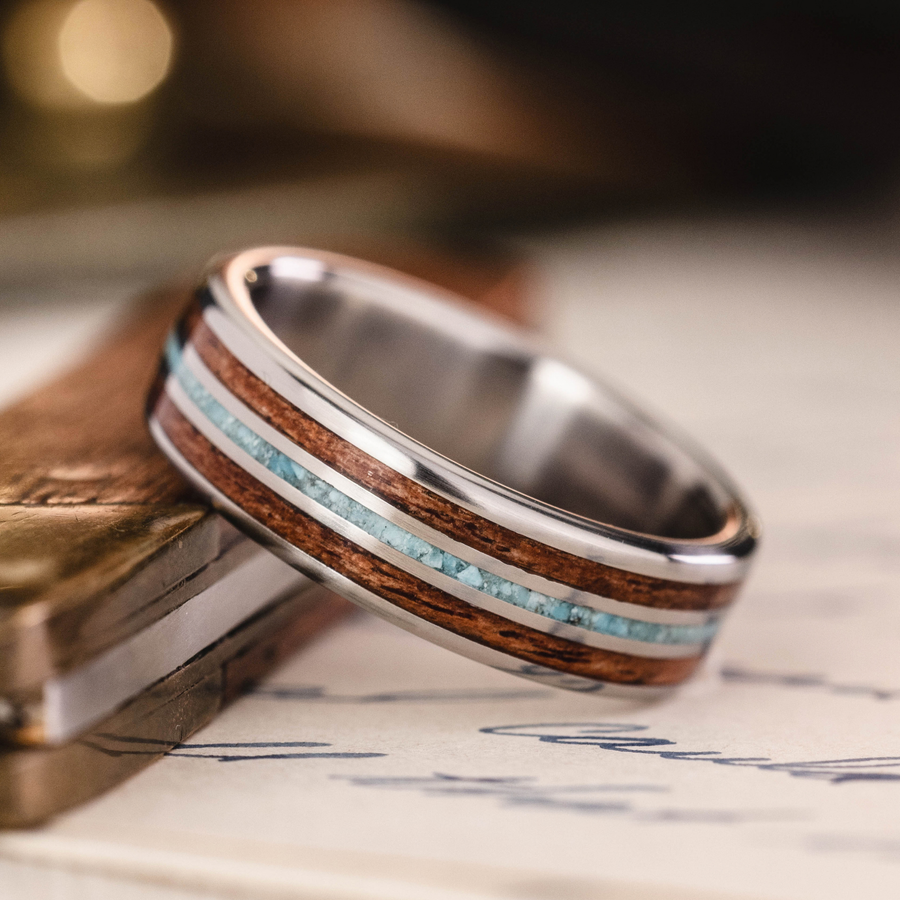 :: Shown in 6mm Wide | Titanium