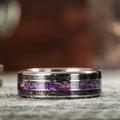 in-stock-sky-to-field-mens-titanium-wedding-band-meteorite-sea-lavender-size-10-5-7mm-wide
