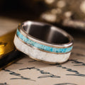 in-stock-the-coast-titanium-wedding-band-with-oyster-shell-turquoise-size-7-5-8mm-wide