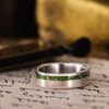 in-stock-the-fairbanks-mens-titanium-wedding-band-green-imperial-diopside-gold-flakes-offset-inlay-size-8-5-6mm-wide_1