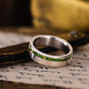 in-stock-the-fairbanks-mens-titanium-wedding-band-green-imperial-diopside-gold-flakes-offset-inlay-size-8-5-6mm-wide_1