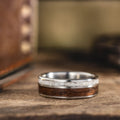 in-stock-the-high-country-mens-antique-walnut-elk-antler-titanium-wedding-band-size-10-75-8mm-wide