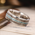 ::Shown in Silver | 8mm Wide | Dark Antler