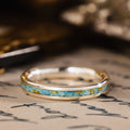in-stock-the-phoenix-womens-silver-and-turquoise-ring-with-gold-flakes-size-6-5-3mm-wide