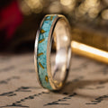 in-stock-the-phoenix-womens-silver-turquoise-ring-gold-flakes-size-10-5mm-wide