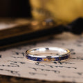in-stock-the-starry-night-womens-silver-wedding-band-flowers-gold-flakes-size-7-3mm-wide