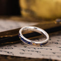 in-stock-the-starry-night-womens-silver-wedding-band-flowers-gold-flakes-size-7-3mm-wide