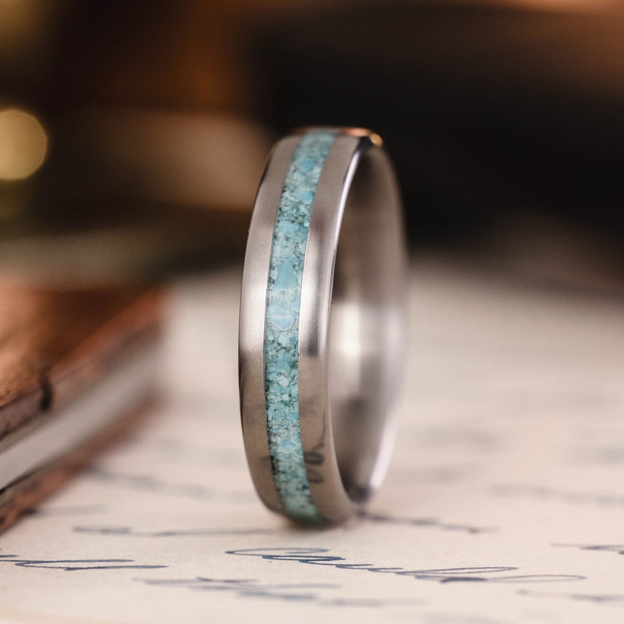 :: Shown in 5mm Wide | White Gold 