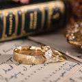 The Larkwood & Apollo - His and Hers Bridal Set with Engagement Ring