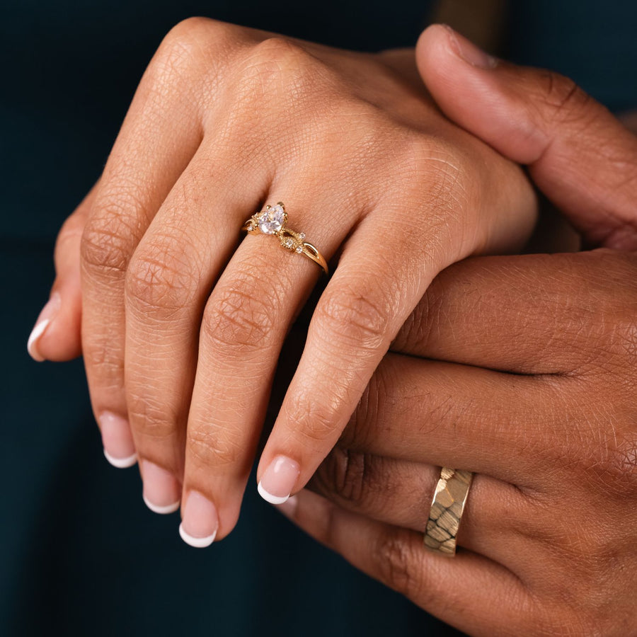 The Larkwood & Apollo - His and Hers Bridal Set with Engagement Ring