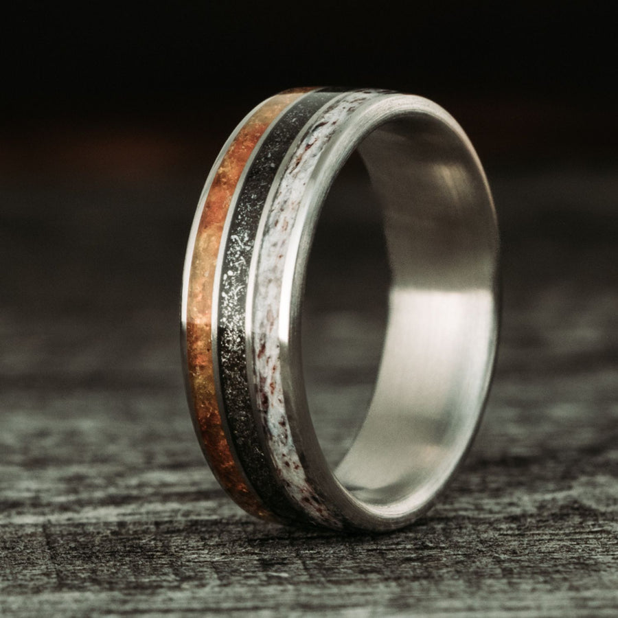 :: Shown in 8mm Wide | Titanium