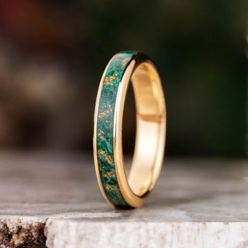 :: Shown in 4mm Wide | Yellow Gold 