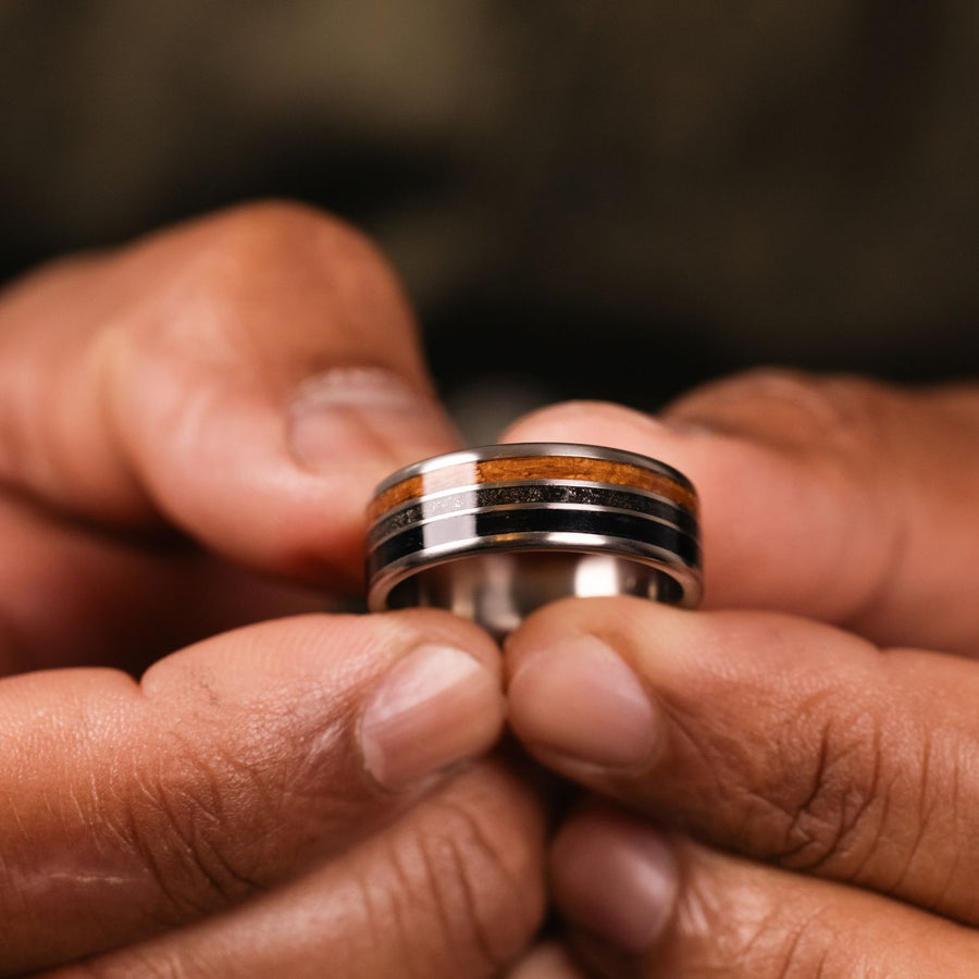:: Shown in 8mm Wide | Titanium