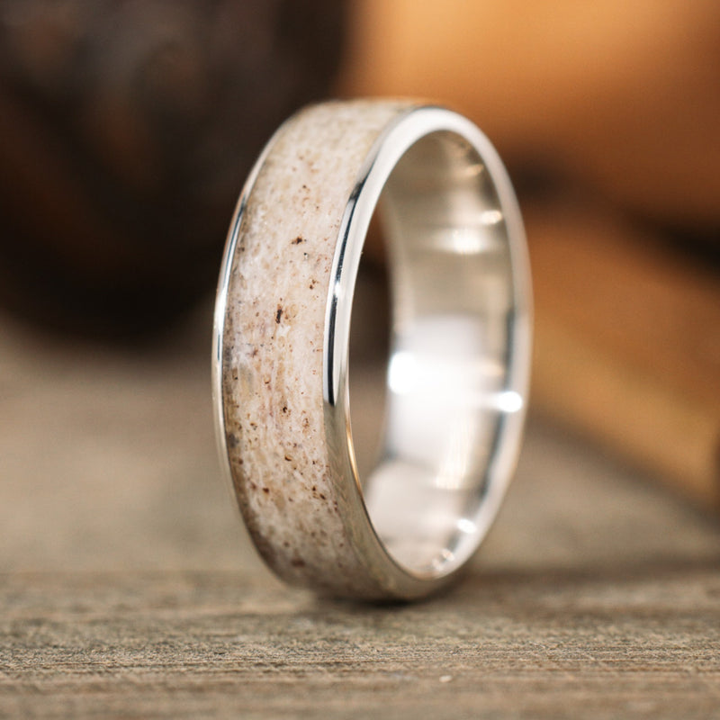 marksman-mens-sterling-silver-wedding-band-wide-channel-elk-antler-size-9-75-7mm-wide