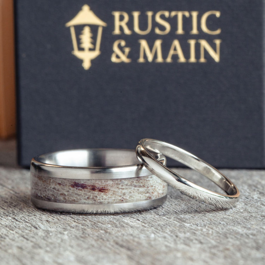 The Marksman & Meridian Gold Ring Set