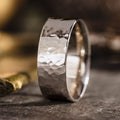 :: Shown in 8mm Wide | White Gold