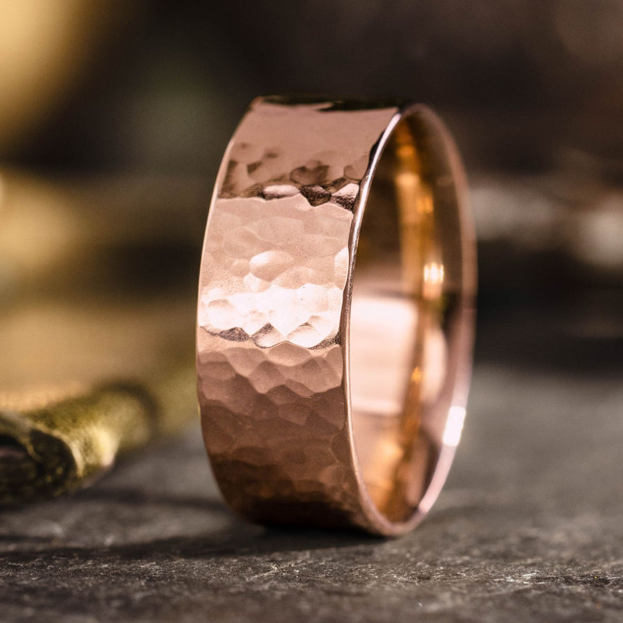 :: Shown in 8mm Wide | Rose Gold