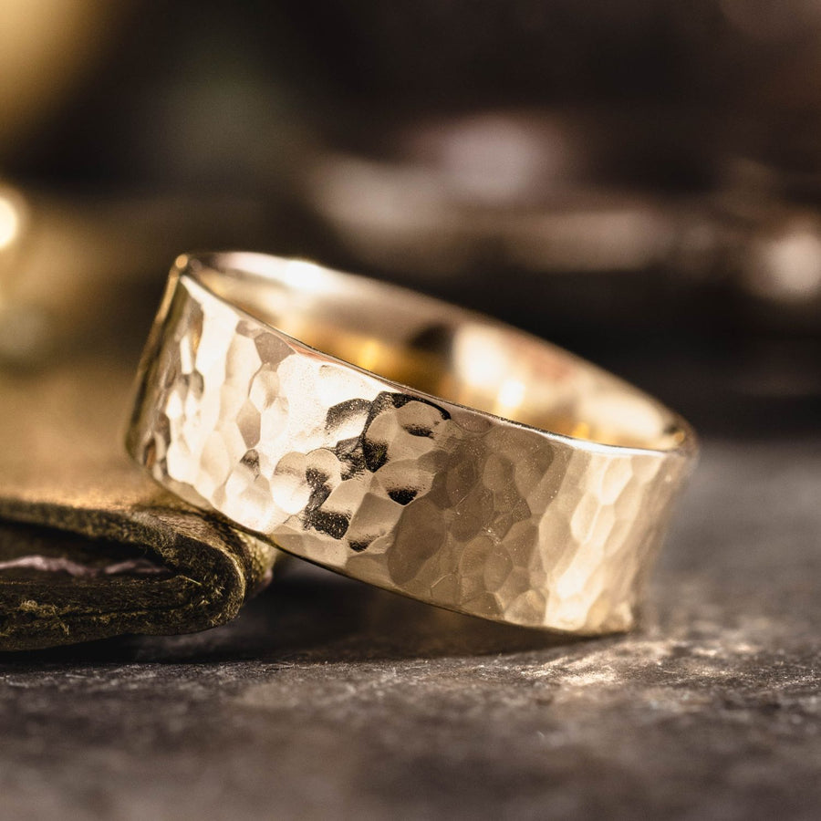 :: Shown in 8mm Wide | Yellow Gold