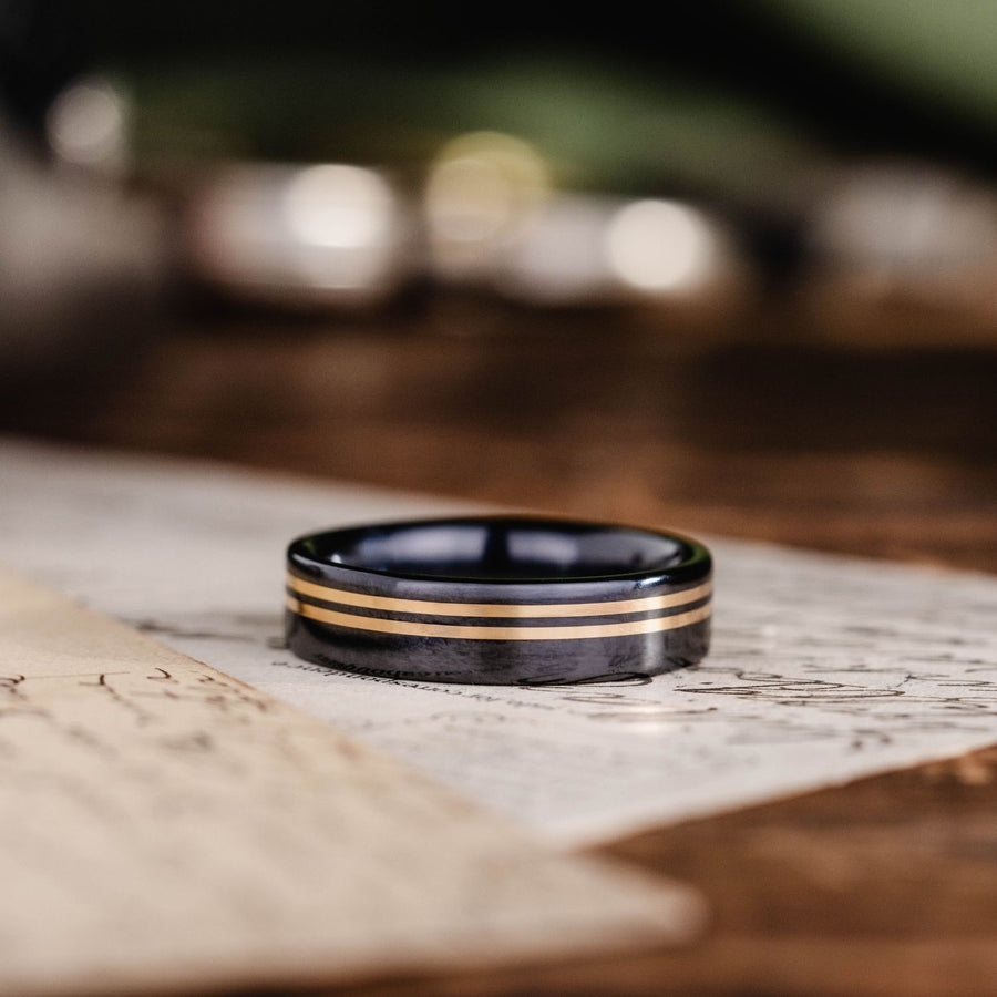 mens-black-titanium-wedding-band-dual-offset-inlays-the-titan-noir-rustic-and-main