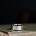 ::Shown in 10k White Gold | 8mm Wide