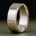 ::Shown in 10k White Gold | 8mm Wide