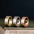 ::Shown in 10k Yellow, White & Rose Gold | 8mm Wide