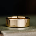 ::Shown in 10k Yellow Gold | 8mm Wide